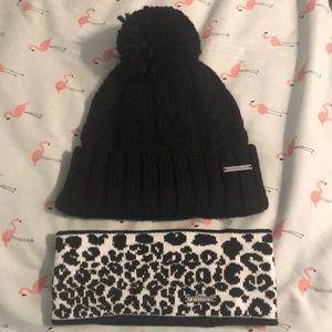 NWOT Michael Kors Knit Hat and Headband